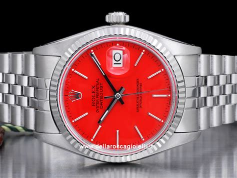 quadrante rolex dutjust rosso|rolex sunray datejust 41.